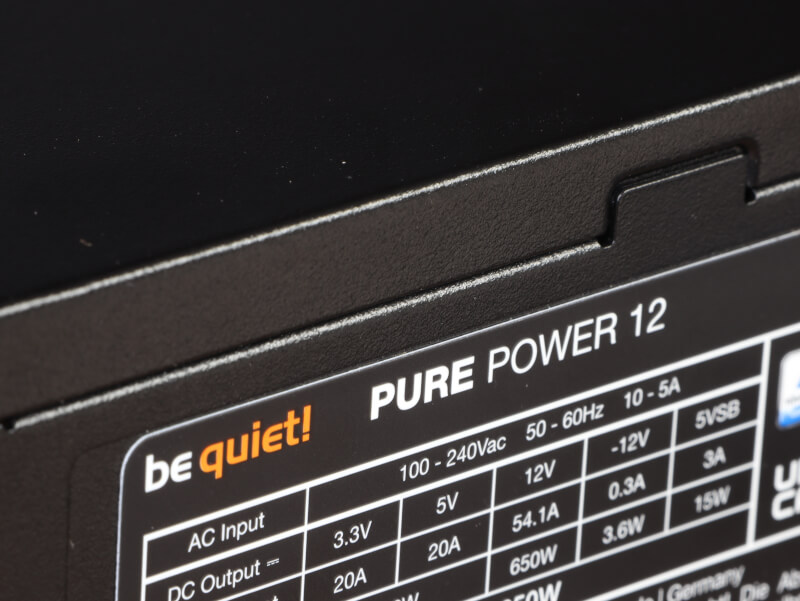 silent 80 PLUS® 650W POWER quiet! be PURE Gold ATX 12 3.1